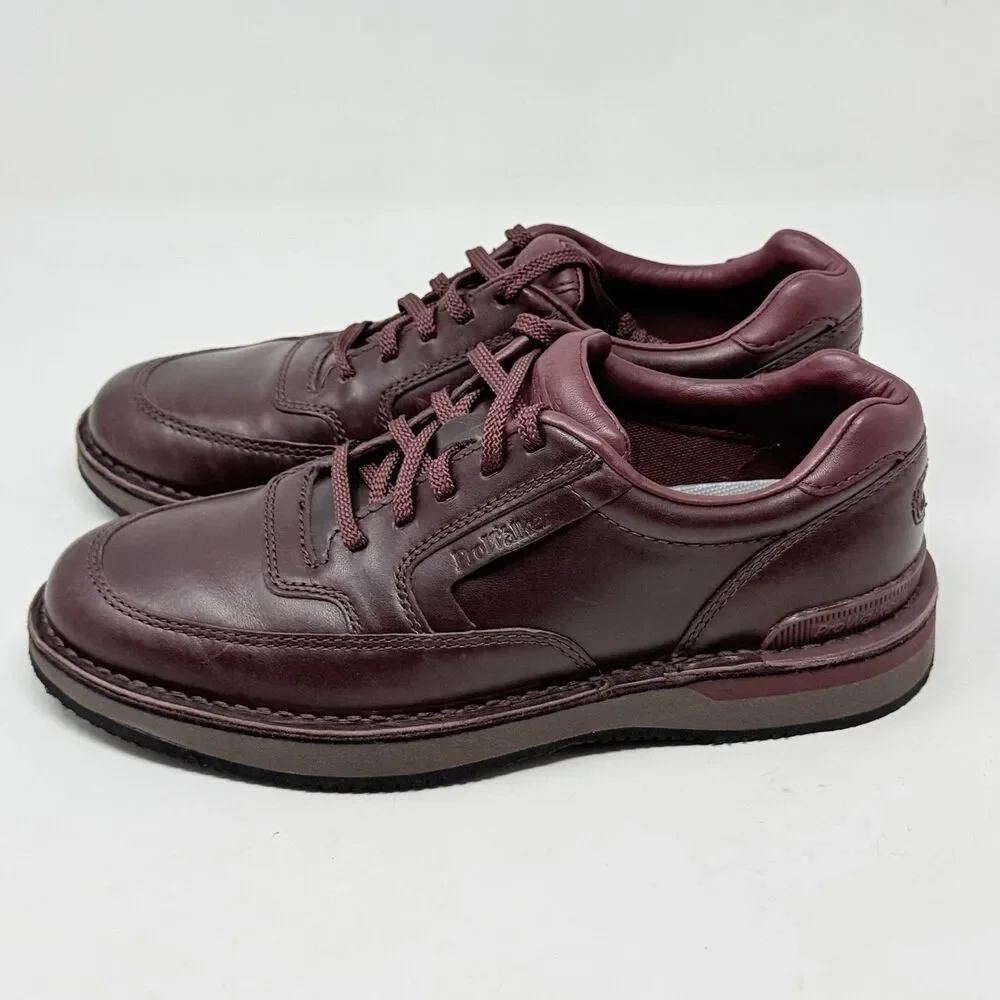 Rockport ProWalker 9000 Limited Edition Shoes Mens 8.5 M Burgundy Leather Casual